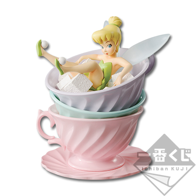 【新作大得価】★☆ディズニー キャラクターズ 一番くじ Happiness Tea Party C賞 チップ＆デール ティーカップ フィギュア☆★ その他